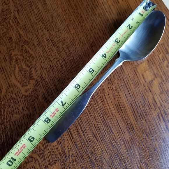 Oneida Community Serving Spoon 8 3/8" PAUL REVERE Solid Stainless Flatware - Picture 8 of 13